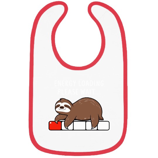 Sloth Energy Loading Please Wait Bibs