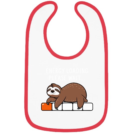 Sloth Energy Loading Please Wait Bibs