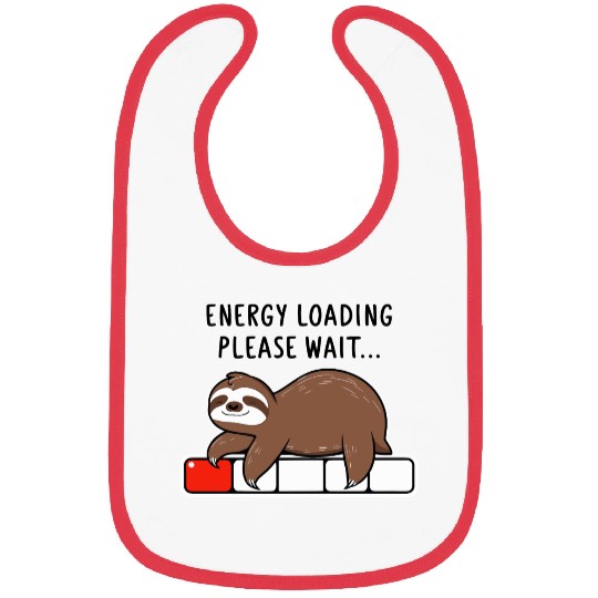 Sloth Energy Loading Please Wait Bibs