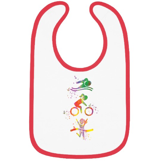 Watercolor Womens Triathlon Bibs