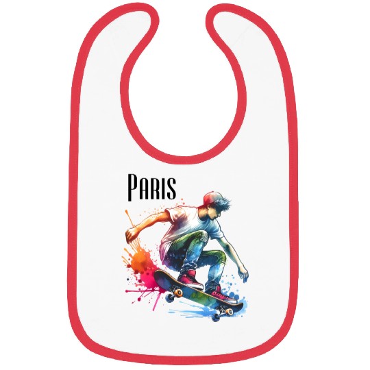 Cool Urban Skater Graphic Athletic Streetwear Bibs