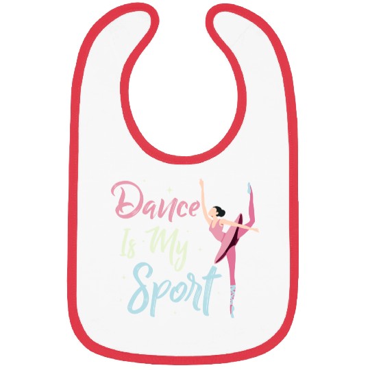 Dance Is My Sport Ballerina Ballet Bibs