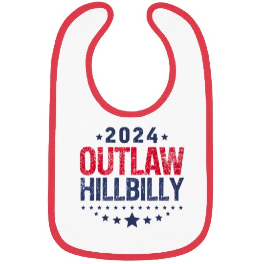 Trump Vance 2024 Outlaw Hillbilly US Flag Bibs