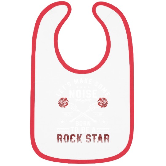Rocker Music Bandleader Rock And Roll Bibs