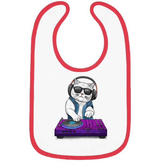 White Cat DJ Bibs