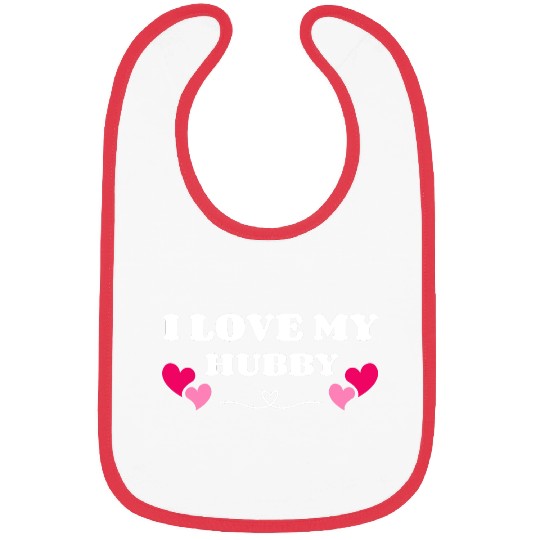 I Love My Hubby Bibs