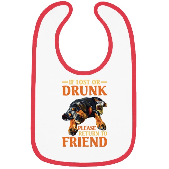 If Lost Or Drunk Please Return To Friend Bibs