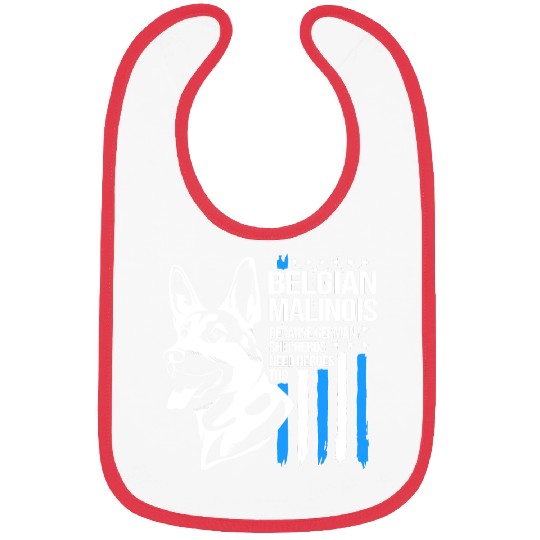 4th Of July US Flag Belgian Malinois K9 Dog Bibs