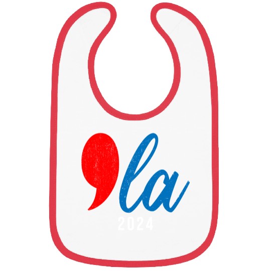 Comma La Kamala Harris 2024 Bibs