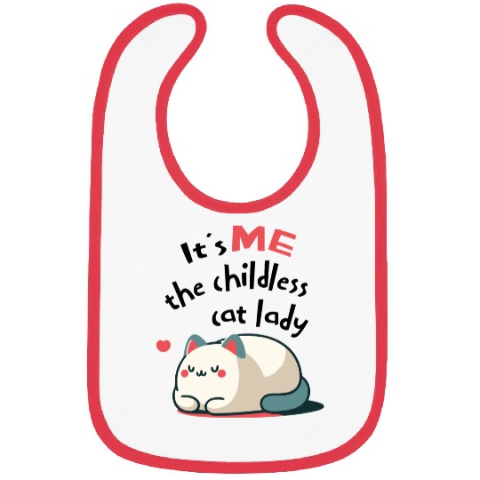 It's Me the Childless Cat Lady 2024 President Bibs