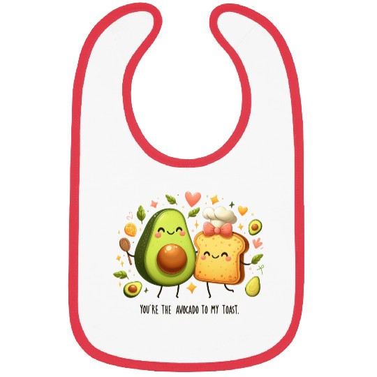 Funny Avocado Toast Bibs