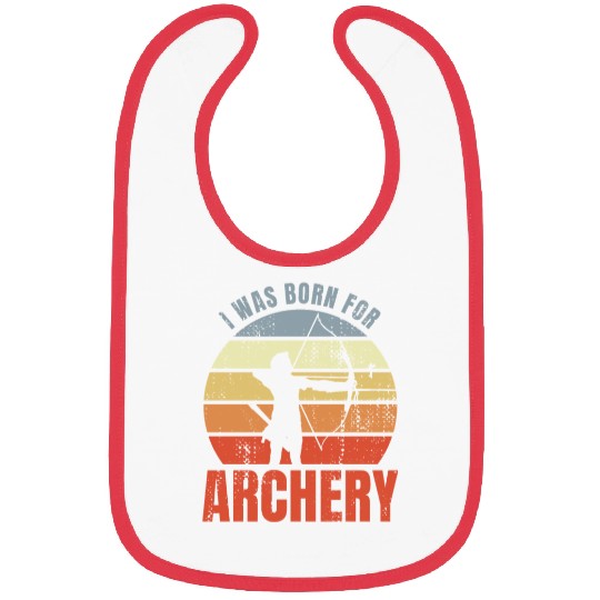 I Was Born For Archery Bibs