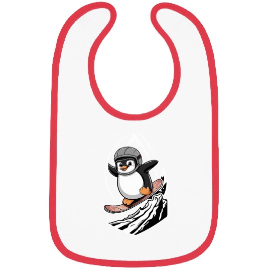 Snowboarding Penguin Adventure Bibs