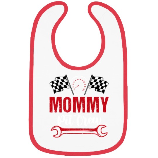Race Car Birthday Party Family Mommy Pit Crew Bibs