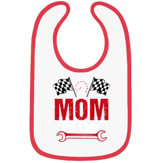 Race Car Birthday Party Racing Family Mom Pit Crew Bibs