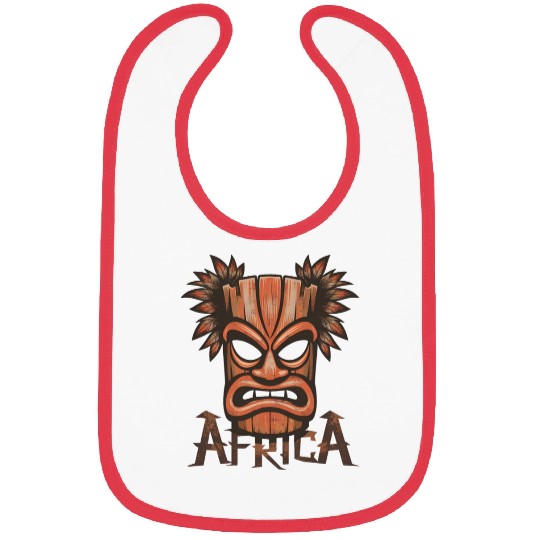 African Tribal Mask Bibs