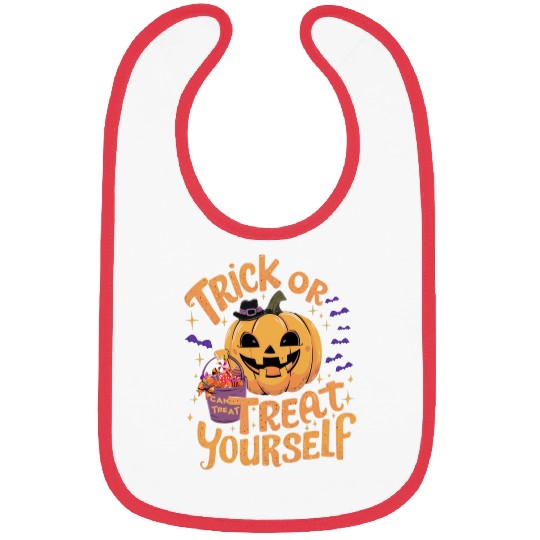 Trick or Treat Yourself Halloween Bibs