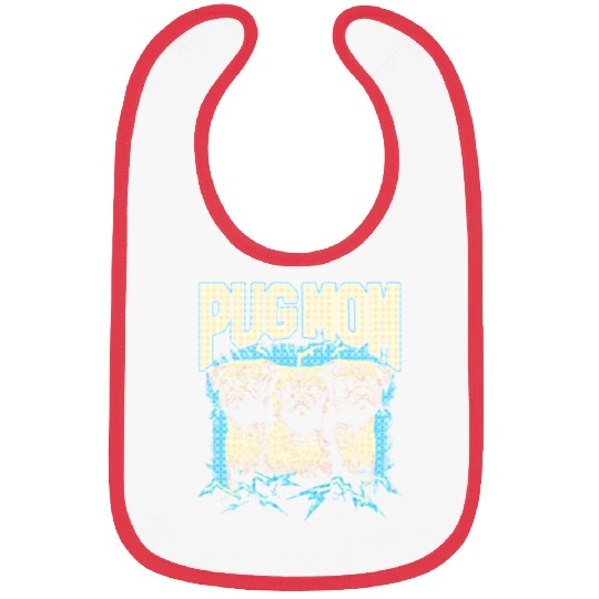 Pug Mom Bootleg Bibs