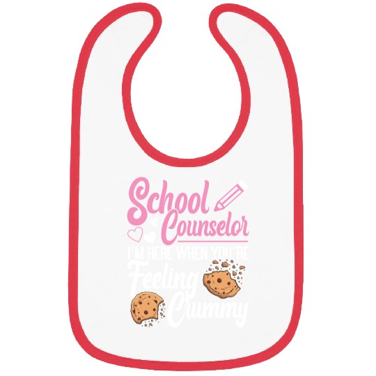 School Counselor Pun Cookie School Bibs