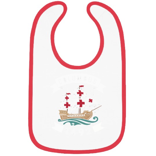 Columbus Day Christopher Columbus Italian American Bibs