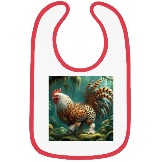 The chicken-leopard Bibs