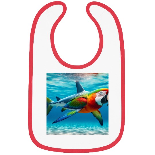 The great white shark-parrot Bibs
