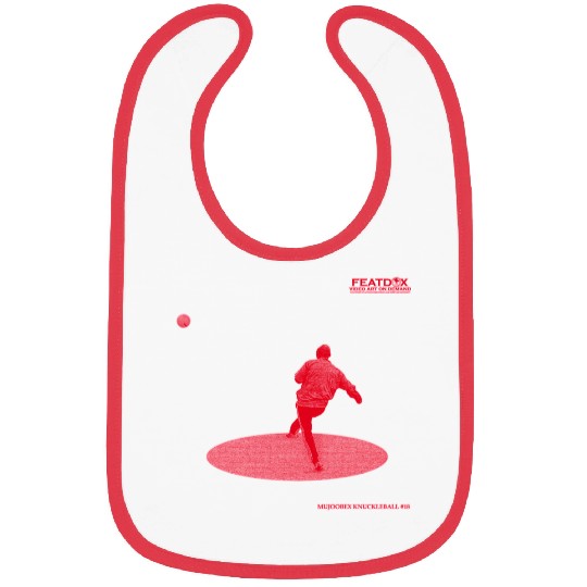 Red and Pink Knuckleball 18 Bibs