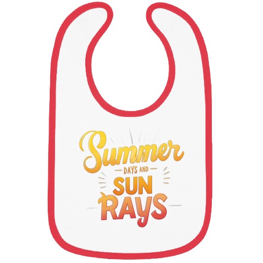 Summer Days and Sun Rays Bibs