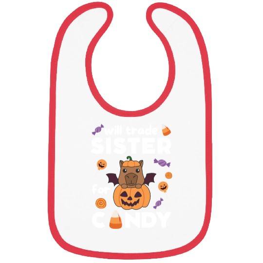 Capybara Halloween Trade Sister For Candy Bibs