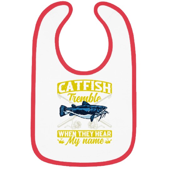 Catfish tremble when they hear my Name Angler Bibs