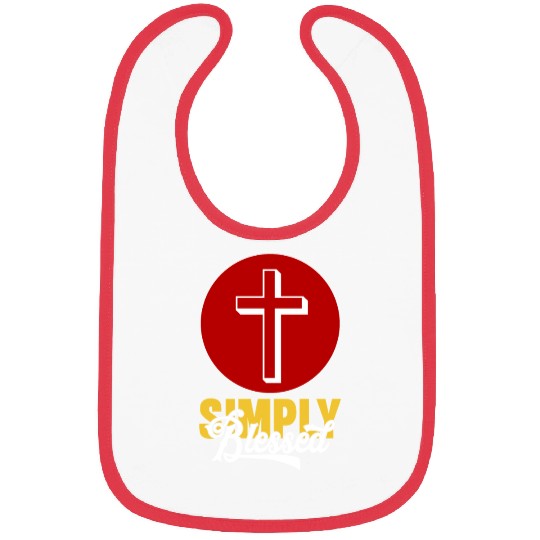 Simply Blessed Love Jesus Christian Bibs