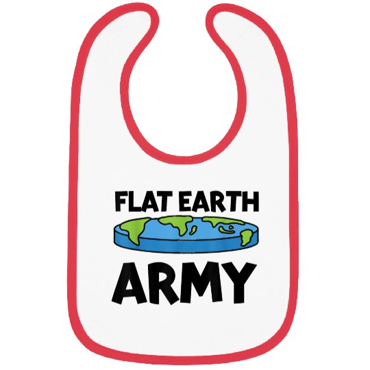 Flat Earth Army Flat Earther Flat Earth Bibs