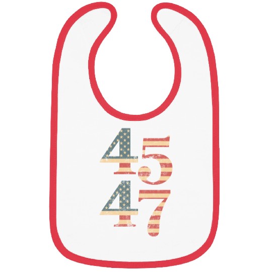 45 47 Vintage US Election Bibs