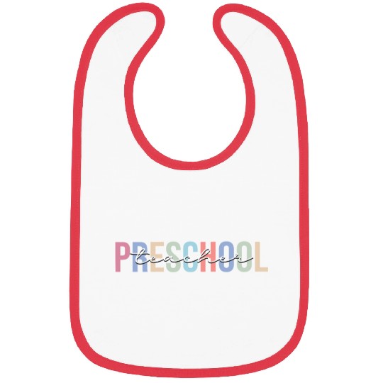 Preschool Teacher School Kindergarten Bibs