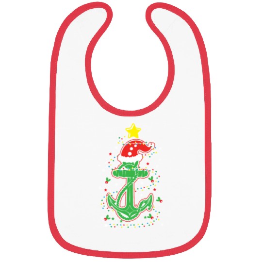 Christmas Lights Boating Sailing Cruise Boat Gifts Bibs