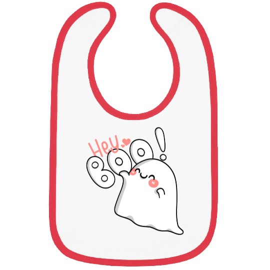 Hey Boo! Cute ghost Bibs