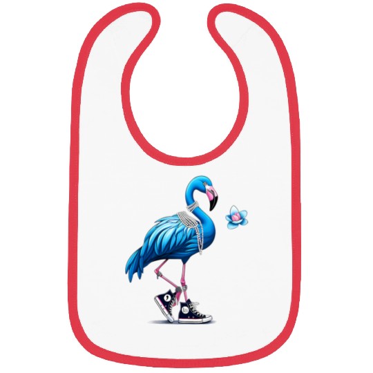Flamingo Chucks And Pearls Comma La Kamala 2024 Bibs