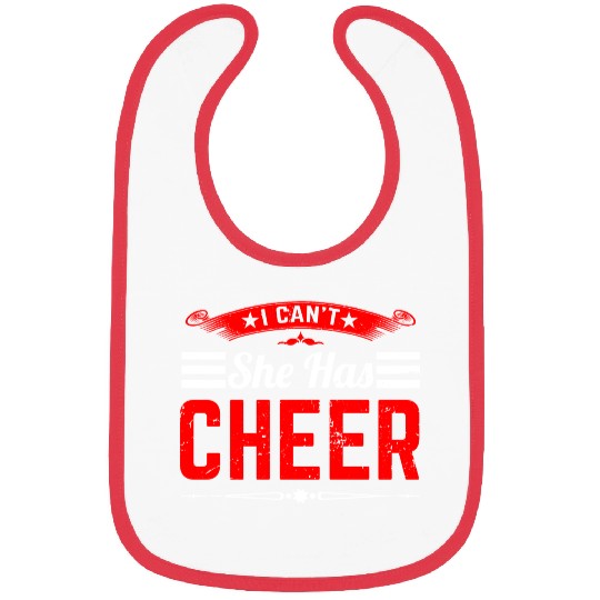 She Has Cheer Mom Cheerleading Mommy Mother's Day Bibs