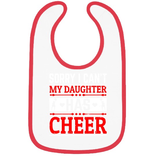 My Daughter Cheer Mom Cheerleading Mother's Day Bibs