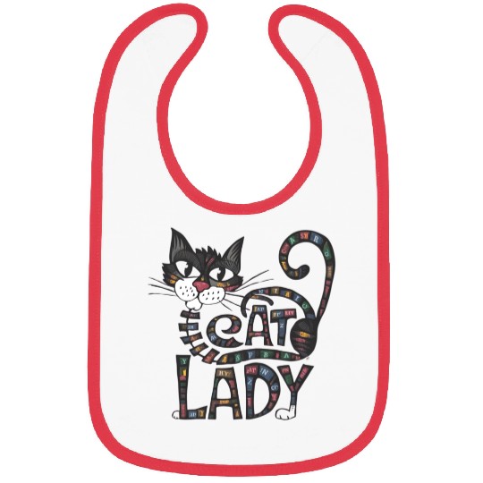 CAT LADY Bibs