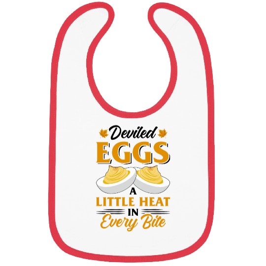 Funny Deviled Eggs Designs For Deviled Egg Lover Bibs