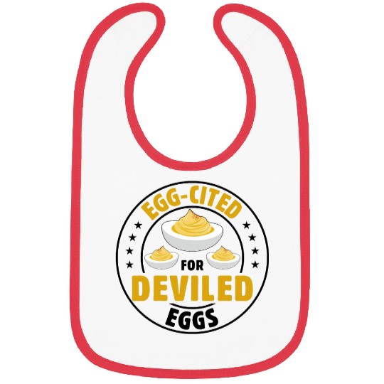 Funny Deviled Eggs Designs For Deviled Egg Lover Bibs