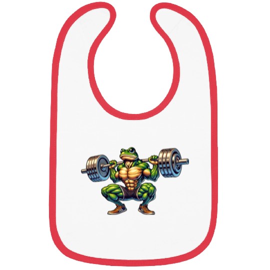 Frog Toad Fitness Barbell Gym Workout Training Bibs