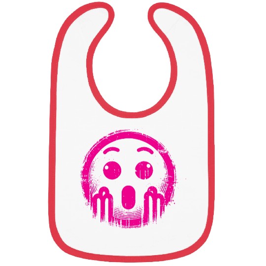 Suprising Pink Face Bibs
