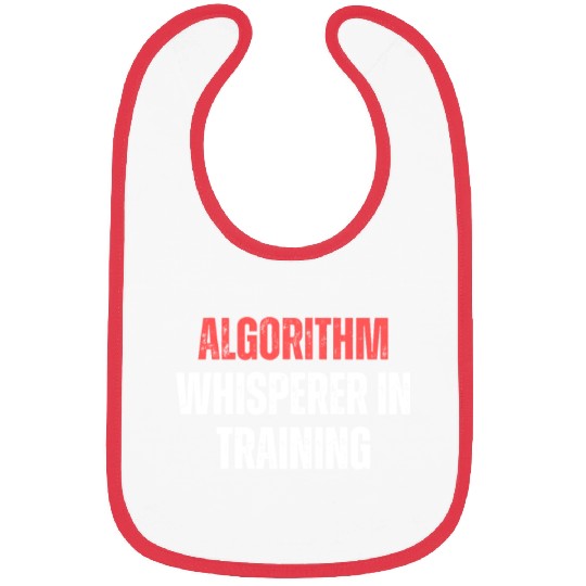 Algorithm Whisperer In Training Funny Coding Tech Bibs