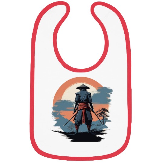 Retro Samurai Bibs