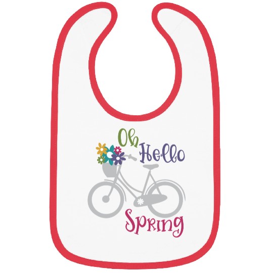 Oh Hello Spring Cycle Flower Season Bibs