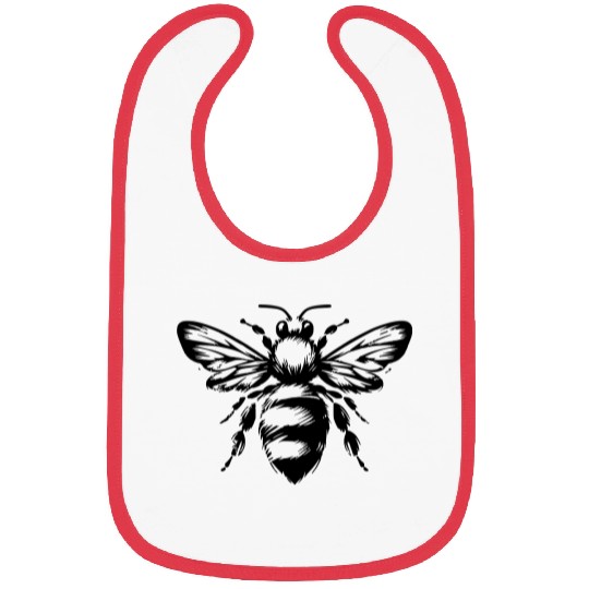 Honey Bee Insect Art Vector path4 Bibs
