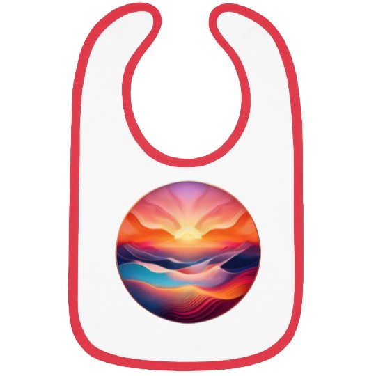 Colorful Sunrise Bibs