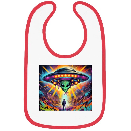 Trippy alien Bibs